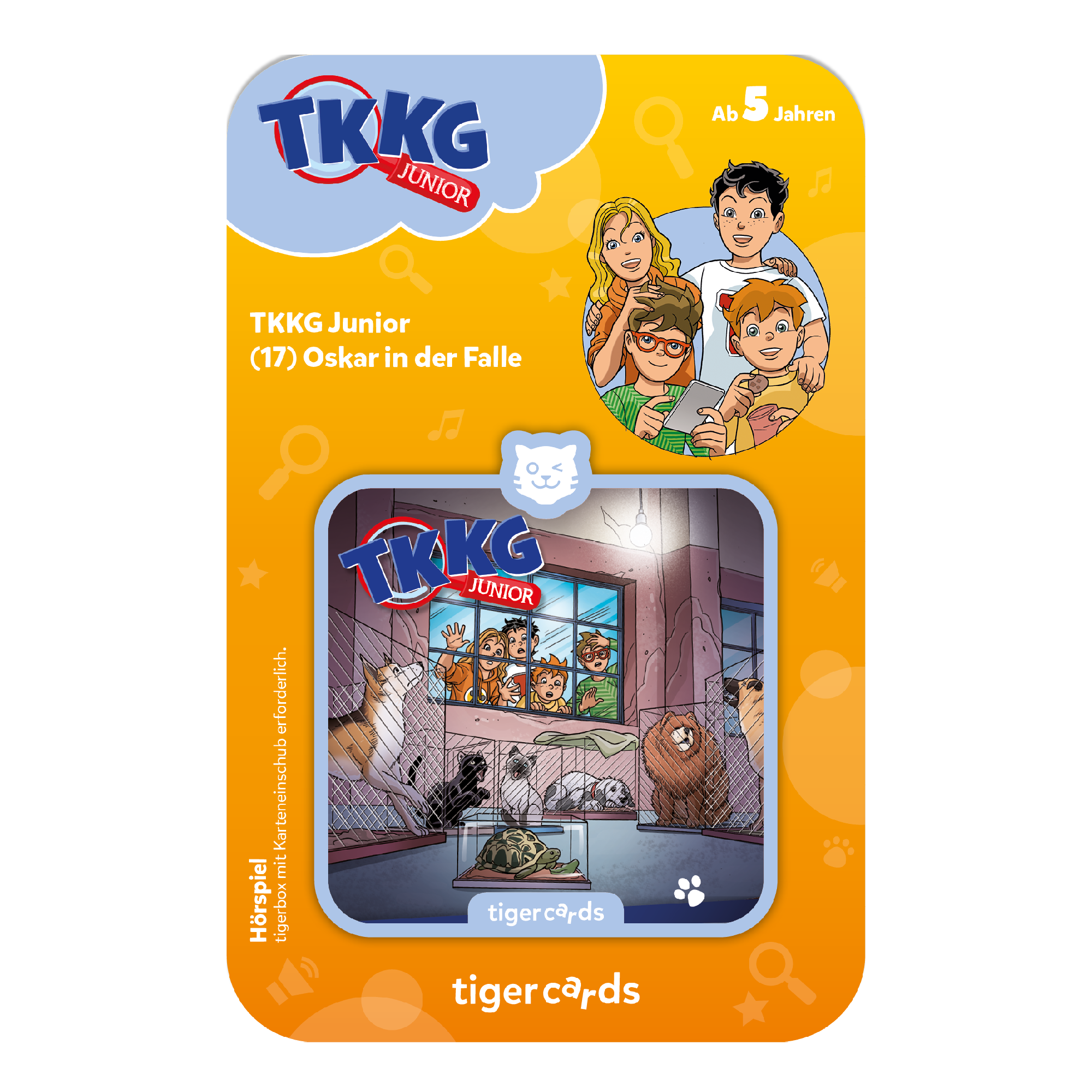 tigercard - TKKG Junior 17:  Oskar in der Falle