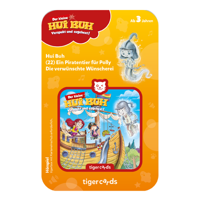 tigercard - Der kleine Hui Buh 22: Ein Piratentier für Polly / Die verwünschte Wünscherei