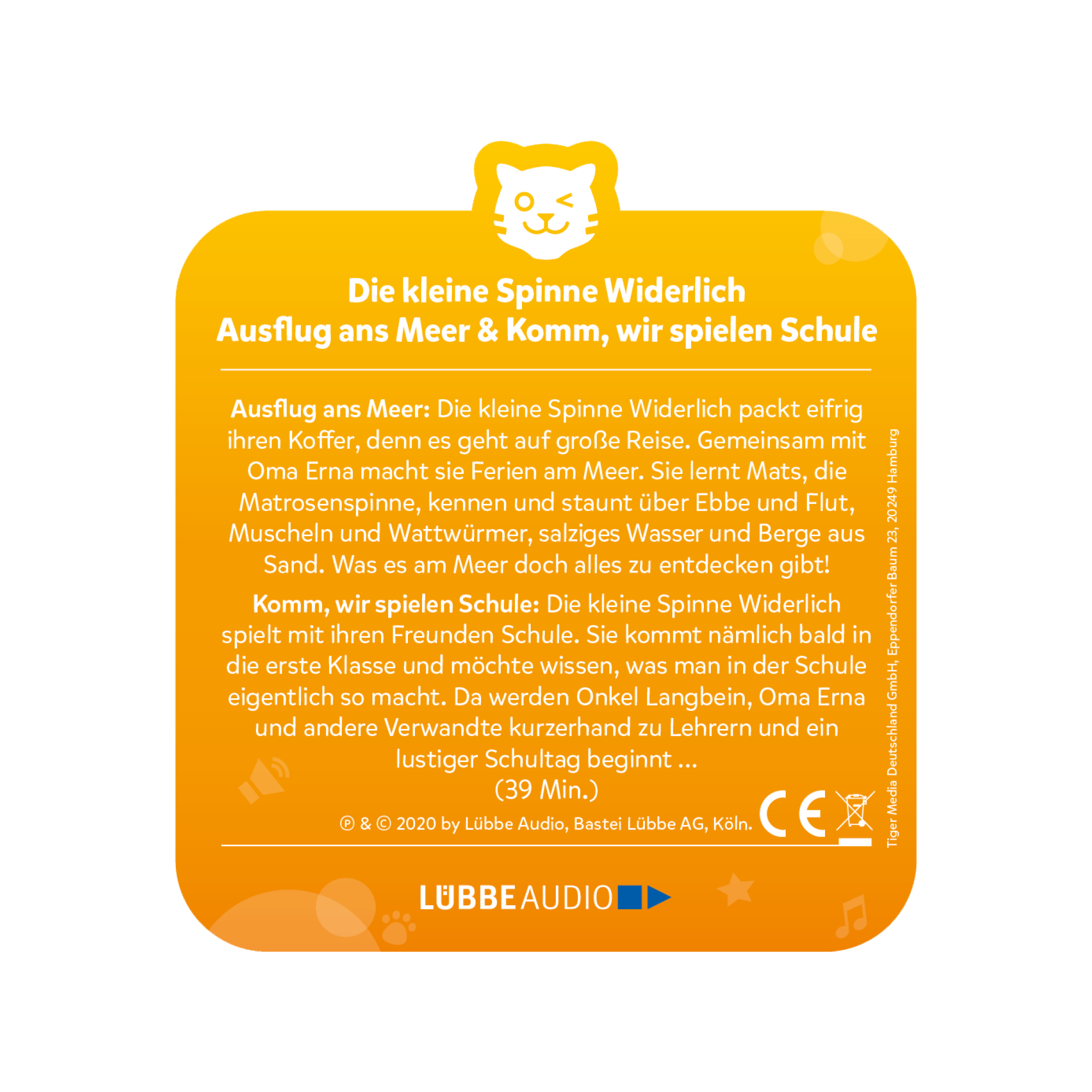 tigercard - Die kleine Spinne Widerlich: Ausflug ans Meer & Komm wir spielen Schule