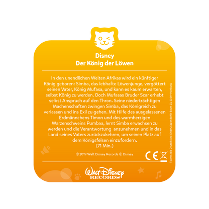 tigercard - Disney - König der Löwen