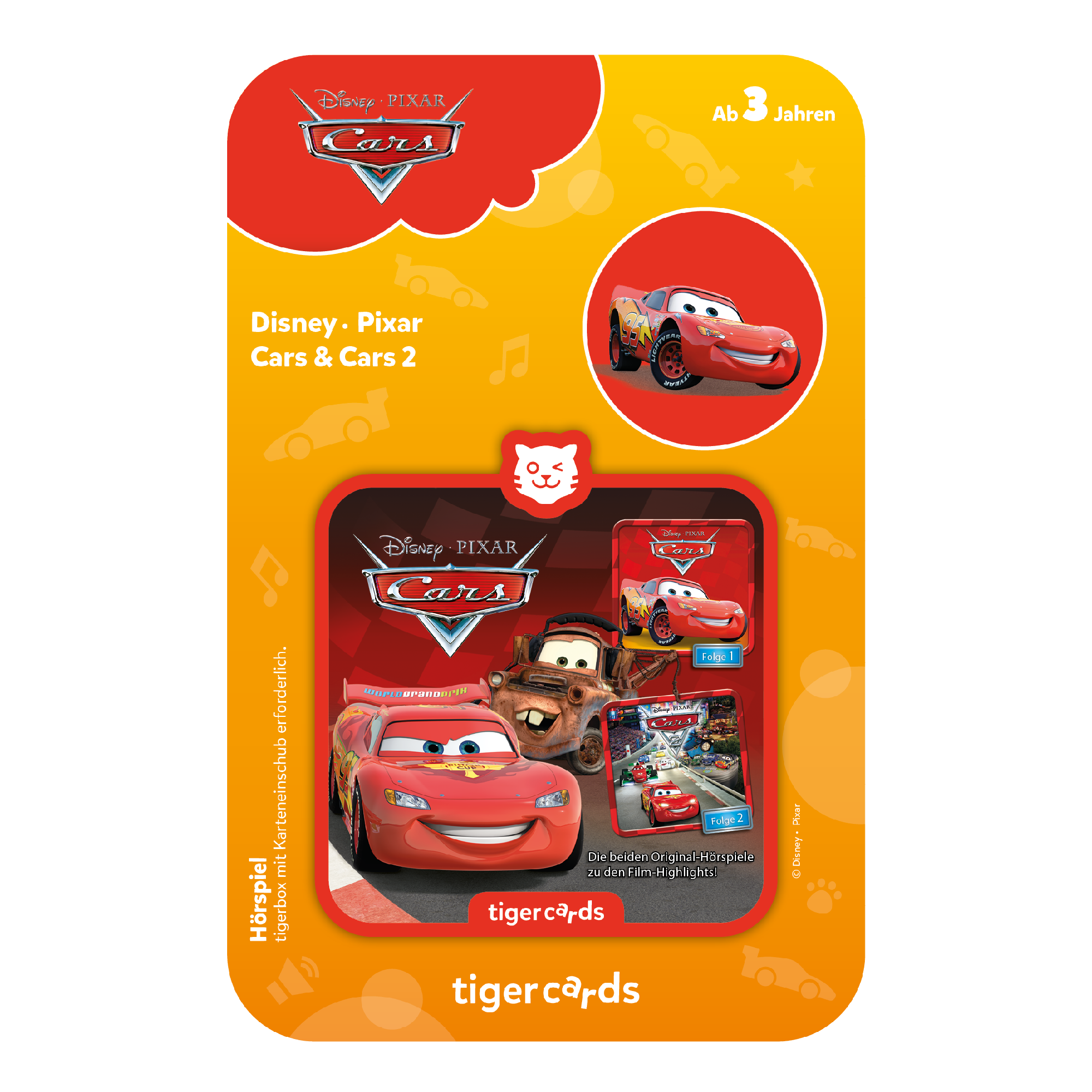 tigercard - Disney Cars 1 & Cars 2