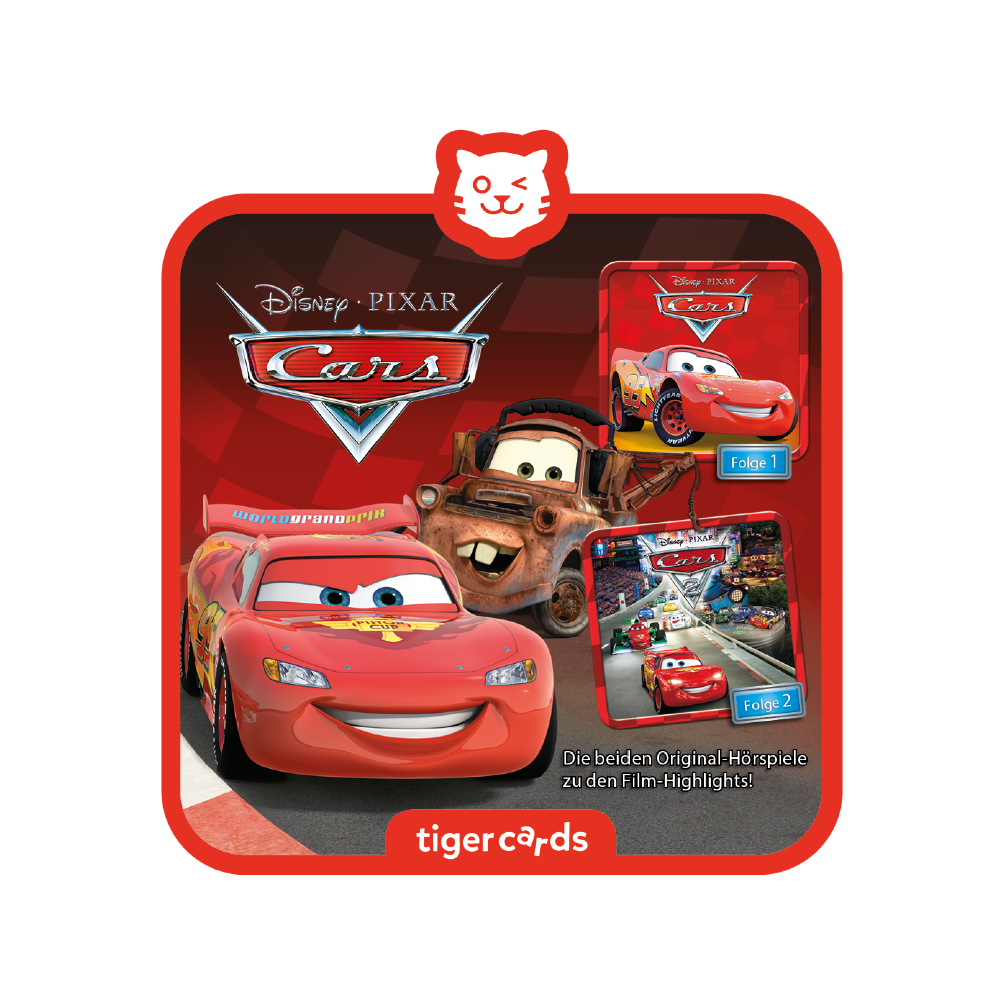 tigercard - Disney Cars 1 & Cars 2