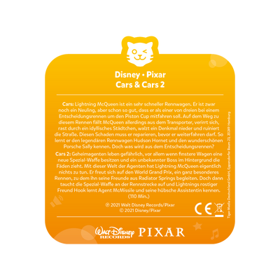 tigercard - Disney Cars 1 & Cars 2