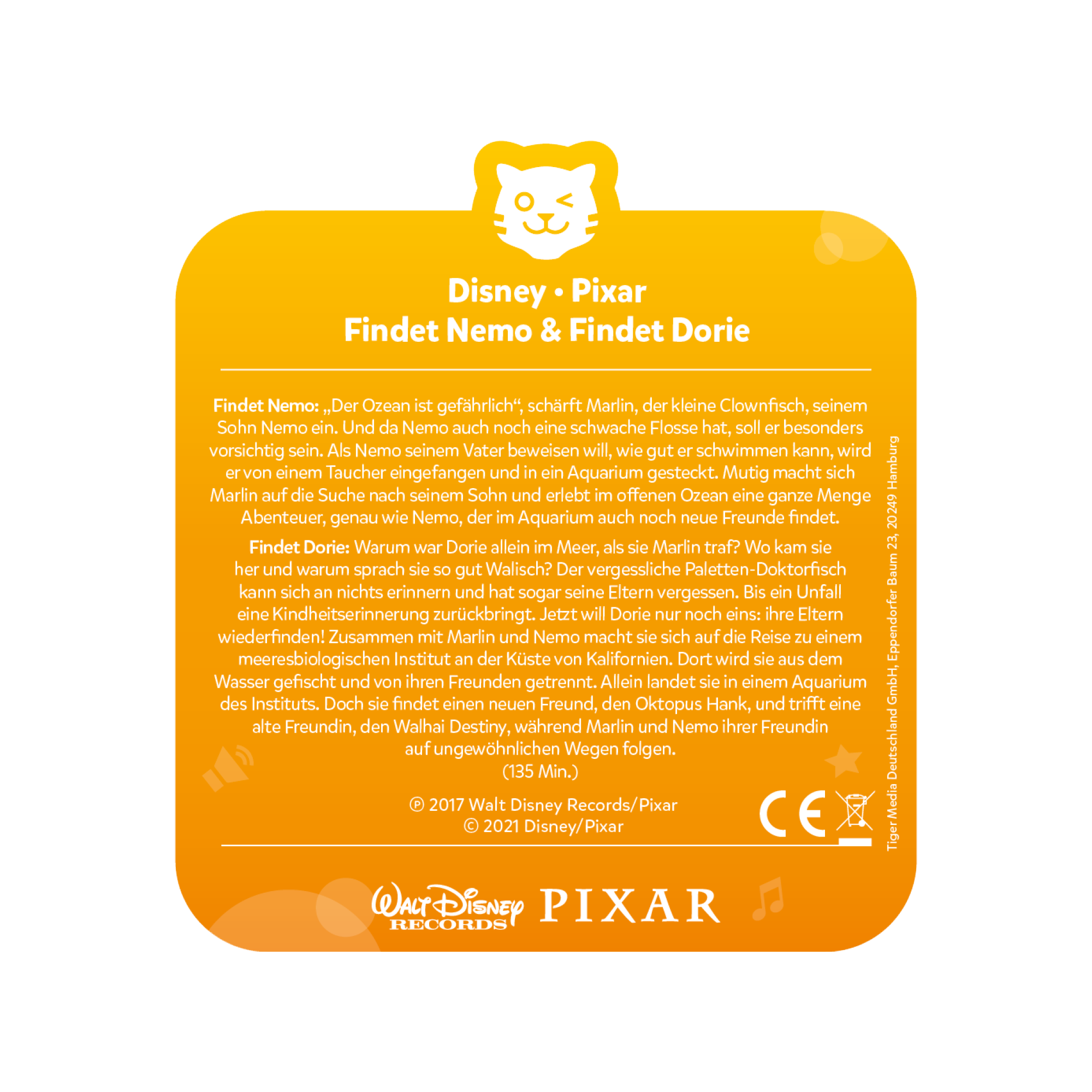 tigercard - Findet Nemo & Findet Dorie