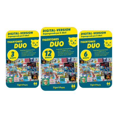Digitaler tigertones DUO Prepaid-Zugang (E-Mail-Versand)