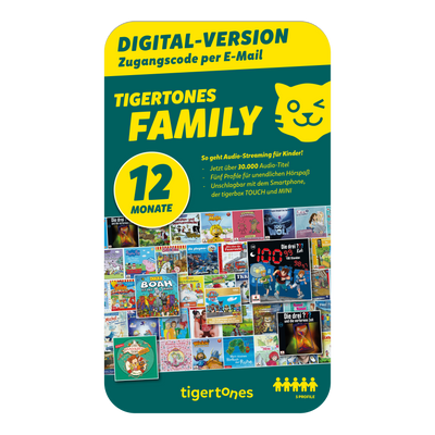 Digitaler tigertones FAMILY Prepaid-Zugang (E-Mail-Versand)
