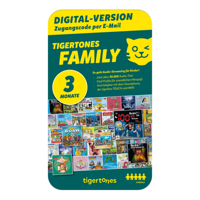 Digitaler tigertones FAMILY Prepaid-Zugang (E-Mail-Versand)