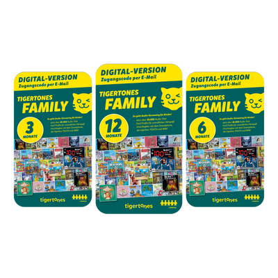 Digitaler tigertones FAMILY Prepaid-Zugang (E-Mail-Versand)