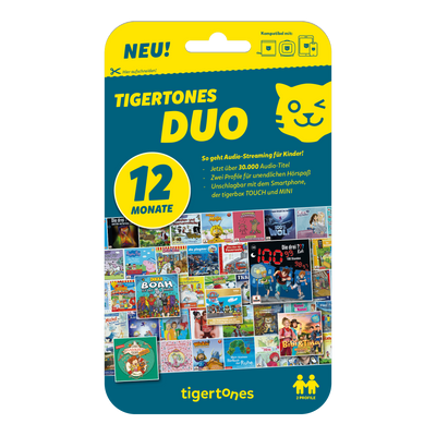 tigertones DUO Prepaid-Zugang (Postversand)