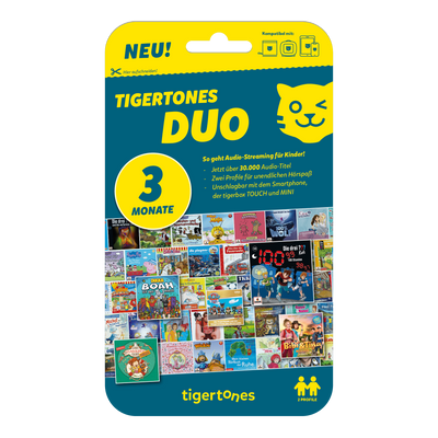 tigertones DUO Prepaid-Zugang (Postversand)